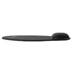 Mousepad Spacer, suport incheietura cu gel, cauciuc si material textil, 240 x 220 mm, negru - Image 3