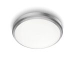Plafoniera LED Philips Doris CL257, 6W, 640 lm, lumina neutra (4000K) ,IP44, 22cm, Nichel