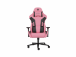 Scaun gaming Genesis Nitro 720, piele ecologica, reglabil pe inaltime, suporta pana la 150 kg, inaltime reglabila 46.5 - 53.5 cm, spatar ajustabil 135°, dimensiuni roti 60mm,  negru/roz