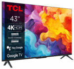 Televizor TCL LED 43P61B, 43''(109cm), Smart Google TV, 4K, Negru - Image 2