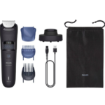 Aparat de tuns barba Philips Series 5000 BT5780/15, acumulator, negru, autonomie 100 min