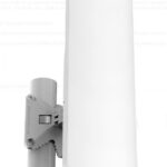 Mikrotik Antena externa 15dBi, 120 grade + router wireless integrat, CPU: 720Mhz, Ram: 128 Mb, dimensiuni: 140 x 348 x 82 mm, Passive POE, viteza wireless 5Ghz  867 Mbit/s, tehnologie: Wi-Fi 5, 1 x 10/100/1000, 1 x SFP.