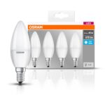 4 Becuri LED Osram Base Classic B, E14, 4.9W (40W), 470 lm, luminaneutra(4000K) - Image 2