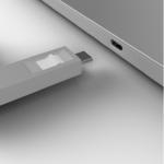 Lindy USB Type C Port Blocker Key, pachet de 4, dimensiuni 14.52x112.5x11.25mm,  alb - Image 3