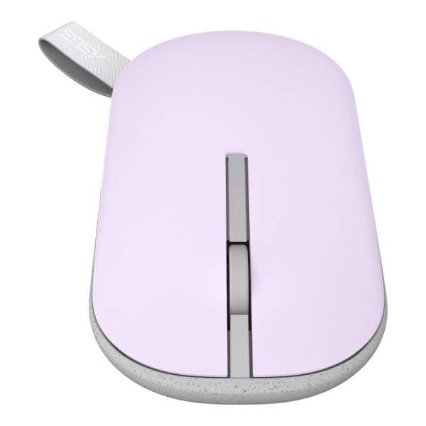 Mouse Wireless ASUS Marshmallow MD100, 1600 DPI, Liliac