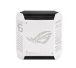 Router Wireless Asus GT6(W-1-PK)White, tri-band, WI-FI 6, Standard retea: WiFi 6 (802.11ax), IPv4, IPv6, Backwards compatible with 802.11a/b/g/n/ac Wi-Fi, segment AX10000, , 2.4GHz  574Mbps, 5G-1Hz 4804Mbps, 5G-2 4804Mbps, 9 antene interne, Procesor 1.7Ghz, 256mb flash, 512mb ram, interfata: 1 x - Image 2