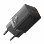 INCARCATOR retea Baseus GaN5 Pro, Quick Charge 40W, 2 x USB Type-C, negru - Image 2