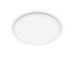 Plafoniera LED Philips Superslim CL550, 3 trepte de intensitate, 15W ,1500 lm, lumina neutra (4000K), IP44, 25cm, Alb