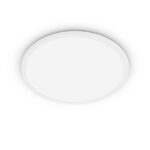 Plafoniera LED Philips Superslim CL550, 3 trepte de intensitate, 15W ,1500 lm, lumina neutra (4000K), IP44, 25cm, Alb