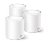 TP-Link AX3000 whole home mesh Wi-Fi 6 System, Deco X50(3-pack); Dual- Band, Standarde Wireless: IEEE 802.11ax/ac/n/a 5 GHz, IEEE 802.11ax/n/b/g 2.4 GHz, viteza wireless: 5 GHz: 2402 Mbps, 2.4 GHz: 574 Mbps, 2 x antene interne, 2×2 MU-MIMO, Mod Router, Mod Access Point, interfata 3 x 10/100/1000.