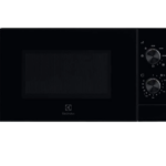 CUPTOR CU MICROUNDE ELECTROLUX EMZ421MMK, Volum brut 21 litri; Volum net 20 litri; 5 trepte de putere; Putere microunde 800 W; Grill; Putere grill 1000 W; Avertizare sonora; Diametru platan 270 mm; Timer mecanic; Negru