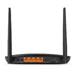 TP-LINK ROUTER 4G+ AC1200 Dual-Band CAT6 ARCHER MR500, interfata: 1× Porturi LAN/WAN 10/100/1000 Mbps, 3× Porturi LAN 10/100/1000 Mbps, 1× Slot Micro SIM, Dimensiuni: 202 × 141 × 33.6 mm, 2× Antene externe LTE detașabile, Standarde Wireless: IEEE 802.11a/n/ac 5 GHz, IEEE 802.11b/g/n 2.4 GHz, Rata de - Image 5