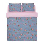 LENJERIE PAT DBL, 100% BBC, 132TC, ROSE