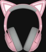 Casti Gaming Head-band Razer Kraken Kitty V2 BT, Wireless, Noise-canceling, Roz - Image 3