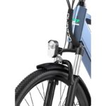 Bicicleta electrica Ulzomo Metro 26 E-bike, 250W, 36V 17Ah, autonomie 100km, viteza maxima 25km/h, Blue, 26'' - Image 5