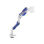Suport monitor Serioux MM101-C012WH, arc cu gaz, compatibilitate dimensiune ecran 24"-57", greutate maximă suportata: 2~30 kg, VESA: 75x75, 100x100, 100x200, 200x100, 200x200, inclinare: +70°~-45°, pivotare: +90°~-90°, rotația ecranului: 360° - Image 3