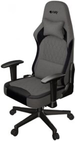 Scaun gaming FURY SHINAI S8, material fabric, reglabil pe inaltime, greutate maxima suportata 130 kg, inaltime scaun reglabil 30.5 - 37.5 cm, spatar ajustabil 135°, dimensiuni roti 60mm,  echipat cu piston cu gaz clasa 4, manere 1D, gri - Image 2