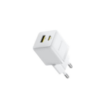 Incarcator retea Baseus Palm, Quick Charge 30W, 1 x USB Type-C, 1 x USB, alb