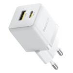 Incarcator retea Baseus Palm, Quick Charge 20W, 1 x USB Type-C, 1 x USB, alb - Image 2