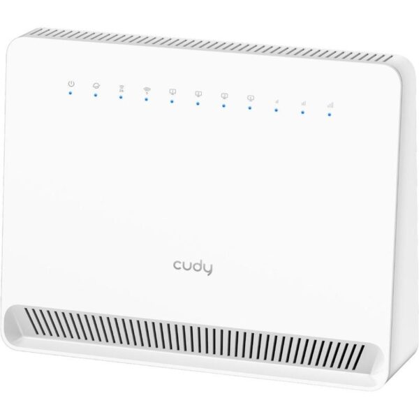 CUDY Router WiFi AC1200 4G LTE Cat 6 Gigabit, 4x porturi RJ45 10/100/1000M, Sloturi Dual Nano SIM, Chipset Qualcomm,build-in 4G LTE modem, 300Mbps la 2.4GHz + 867Mbps la 5GHz, Zerotier/Wireguard/OpenVPN/IPSec/L2TP/PPTP VPN, DNS Cloudflare/Google/Quad9, DDNS, SMS, Band locking