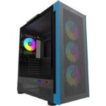 Carcasa Aqirys Sargas, RGB, Mid Tower, Black