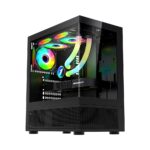 Carcasa 1st PLAYER MI7-A, RGB, Mid Tower, Black