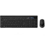 Kit wireless Genius, tastatura wireless 104 taste (multimedia) + mouse wireless 1200dpi, 3 butoane, BT 5.3 + 2.4G, interfata USB, negru - Image 2