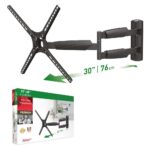 Suport TV de perete Barkan, cu brat 13"- 65", Max 36kg, VESA 400x400, negru - Image 2