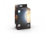 Bec LED inteligent vintage (decorativ) Philips Hue Filament Edison ST72 ,Bluetooth, E27, 7W (40W), 550 lm, lumina alba (2200-4500K) - Image 2