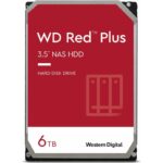 HDD NAS WD Red Plus, 6TB, 5400 RPM, 256MB, SATA III