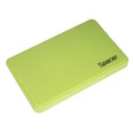 RACK extern SPACER, pt HDD/SSD, 2.5 inch, SATA, interfata PC USB 3.0, Husa piele sintetitca, plastic, verde - Image 2