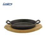 TIGAIE SERVIRE FONTA PURA CU SUPORT DE LEMN DIA 20 CM, COOKING BY HEINNER - Image 4