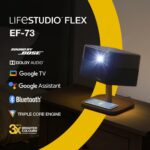 Epson Proiector Lifestudio Flex Special Lux Edition — EF-73 Night Black, Tehnologie 3LCD, LCD 0.62", 1000 Lumeni, Rezolutie: 4K, Aspect: 16:9, Contrast: 5.000.000 : 1, Sursa lumina: LED, Durata de viata: 20.000 ore, refresh rate 192 Hz - 240 Hz, suport HDR, Marime ecran: 30 inchi - 150 inchi - Image 2