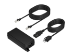 Poly PoE++ 65W 2.5G Adapter with 3.66m CAT6A Cable and Power Cord - Image 2