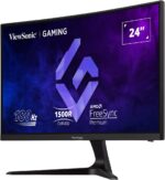 Monitor Consumer ViewSonic VX2418C, 24", 1920 x 1080 pixeli, Black, 2 ani Garantie - Image 2