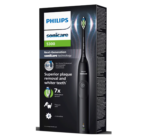 Periuta de dinti electrica Philips Sonicare HX7101/01, 62.000 miscari/minut, autonomie 21 zile, 1 mod periere, 2 intensitati, senzor  presiune integrat, functia BrushSync, inclus capat de periere Otimal White, negru - Image 2