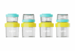 Set 8 recipiente cu capac pentru stocare hrana copii , 4*80ml + 4*220ml, U-Grow - Image 2