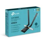 Adaptor wireless TP-Link, ARCHER TX20E, AX1800, 2 x antene externe Dual-Band 5Ghz, 2.4 Ghz, dimensiuni: 120.8 × 78.5 × 20.9 mm, Bluetooth 5.2. - Image 2
