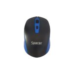 MOUSE Spacer, PC sau NB, 1600 dpi, butoane/scroll 4/1, negru cu albastru - Image 3