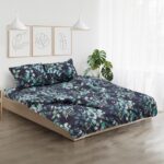 Set de pat king size bumbac, 92 gsm,Jade - Image 3