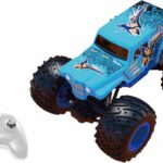 MASINUTA CU TELECOMANDA TIP CAMION BEAST RUNNERS, SCARA 1/24, 21CM, ALBASTRU