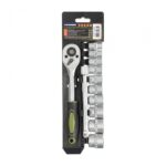 HEINNER SET 12 PIESE 3/8"+ext. CR-V