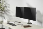 Suport 2 monitoare Serioux MM55-C024, compatibilitate  dimensiune ecran 17"-32",  greutate maximă suportata: (per ecran): 9kg, VESA: 75x75, 100x100, inclinare: +70°~-70°, pivotare: +90°~-90°, rotația ecranului: + 180°~-180°, instalare: clemă, grommet - Image 13
