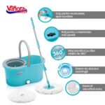 SET CURATENIE CU MOP ROTATIV, CLEAN360, ALBASTRU - Image 5