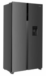 Side by Side HEINNER HSBS-H439NFXWDE++, No Frost, 439 L, Clasa E, Dozator apa, Aspect inox - Image 2