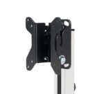 Stand birou B-Tech, pentru display-uri cu diagonala pana la 32", suporta pana la 10kg, cu inclinatie +17°/-10°, VESA min. 75x75, VESA max. 100x100, cable management integrat, negru/argintiu - Image 2