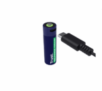 Baterii reincarcabile AA Trust, incarcate prin USB-C, putere intrare 1.2W, pachet de 4 bucati. - Image 2