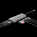 Hub USB Trust Dalyx, 7 porturi USB-C, negru - Image 2