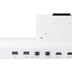Tray conectivitate pentru display interactiv SAMSUNG Flip 2 55"/65"; HDMI Out, Conectivitate NFC pentru proiectarea telefonului pe display; aduce mufele din spate in fata pentru convenienta.