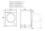 Masina de spalat rufe HEINNER HWM-VT2104IVCHA+++, 10 kg, 1400 rpm, Clasa: A, Alb - Image 3